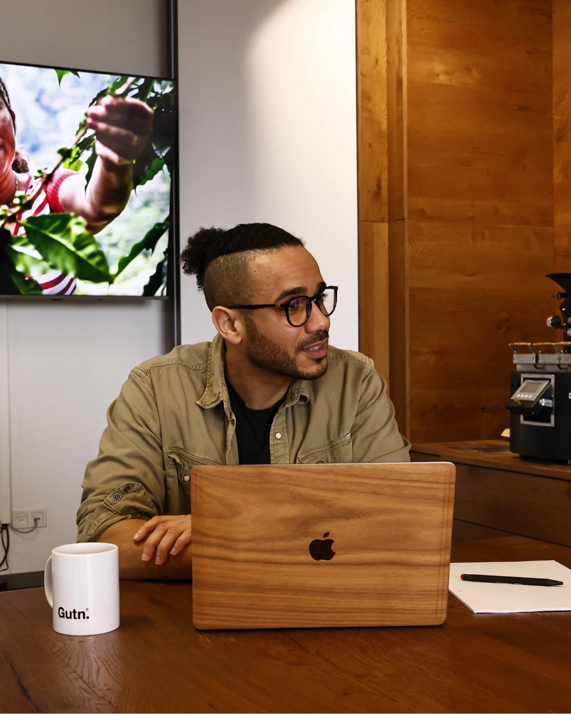 Taurean Williams im Meeting bei Gutn Kaffee